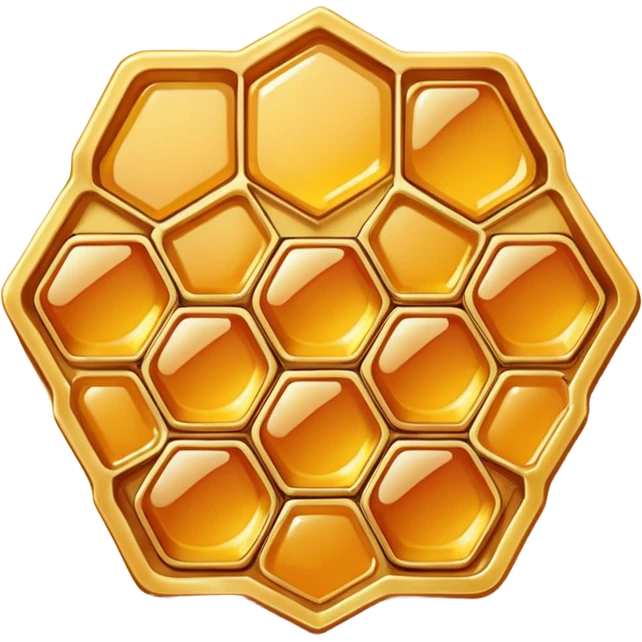 a piece of honeycomb emoji