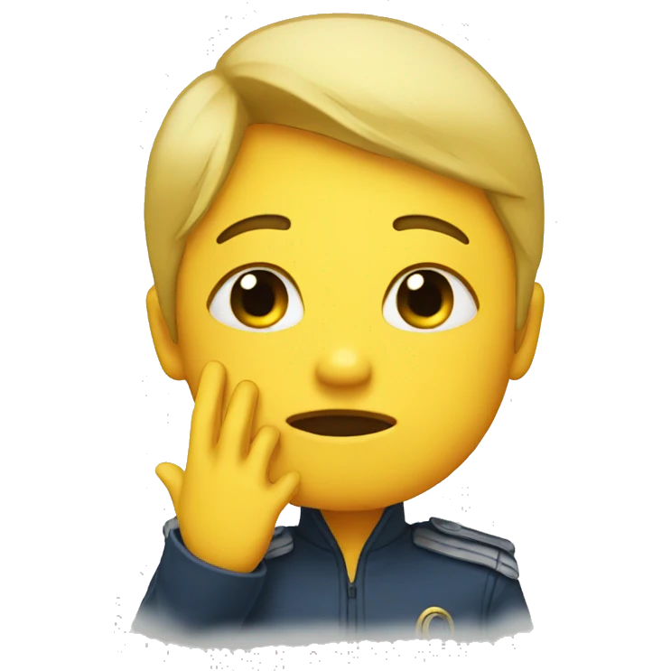 crying and saluting emoji emoji
