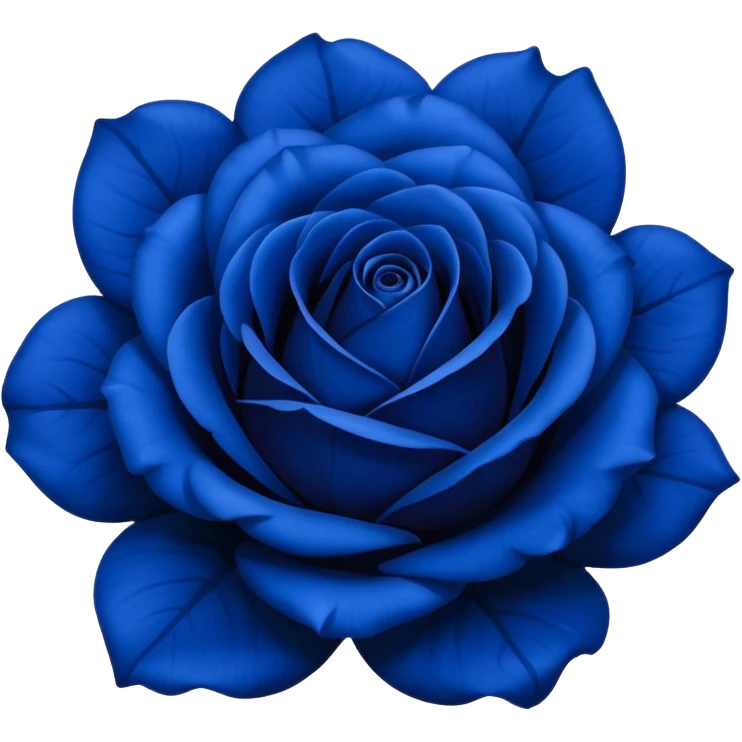 Dark blue rose emoji emoji