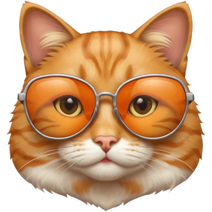 Cat wearing sunglasses emoji