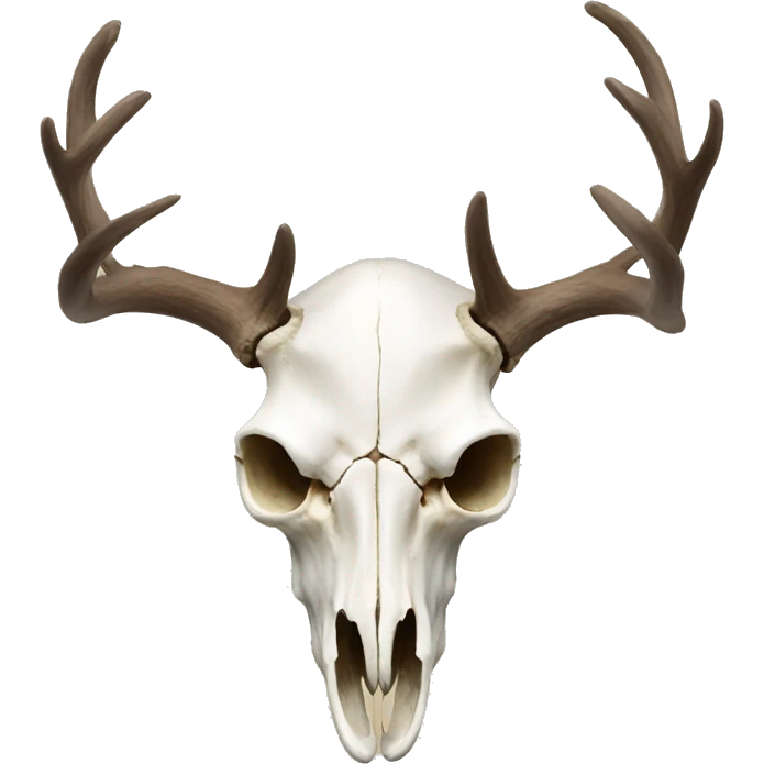 Deer skull emoji