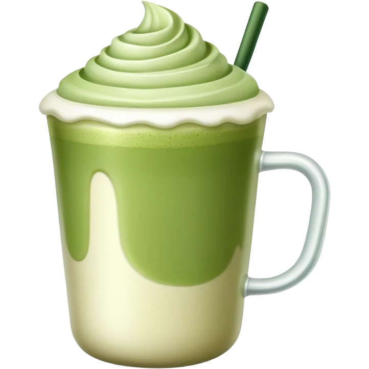 Matcha latte emoji