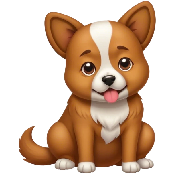 Perro cagando  emoji