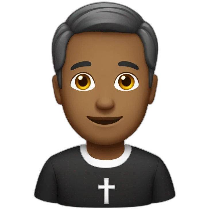 Homme catholique emoji