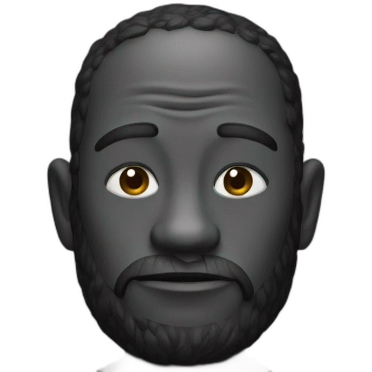 singe noir emoji