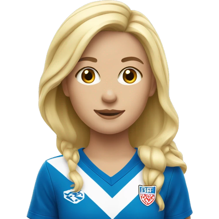 summer olympic soccer blonde emoji