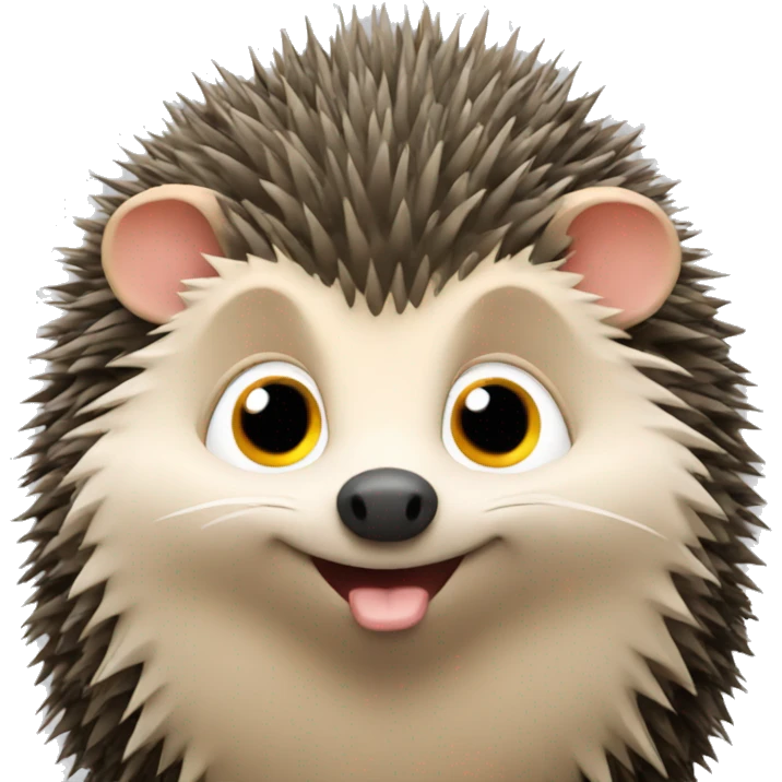 Hedgehog with c4 emoji