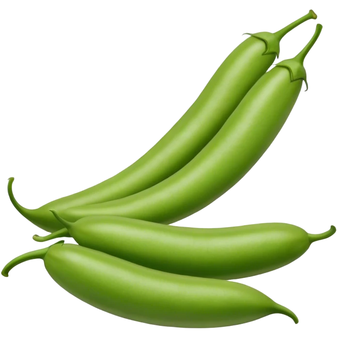 bean seeds in pods emoji