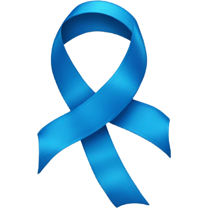 Blue ribbon emoji