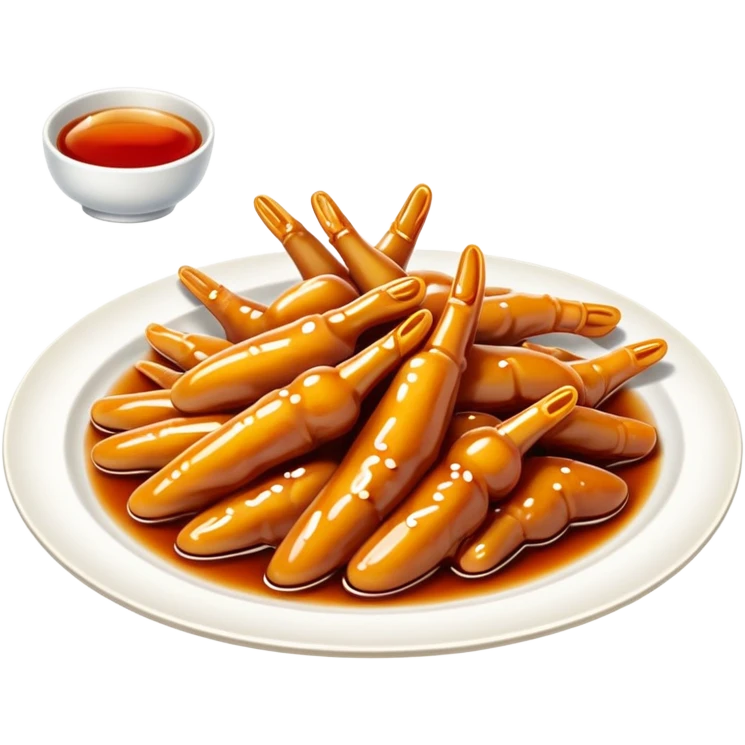 Chinese chicken feet dish emoji