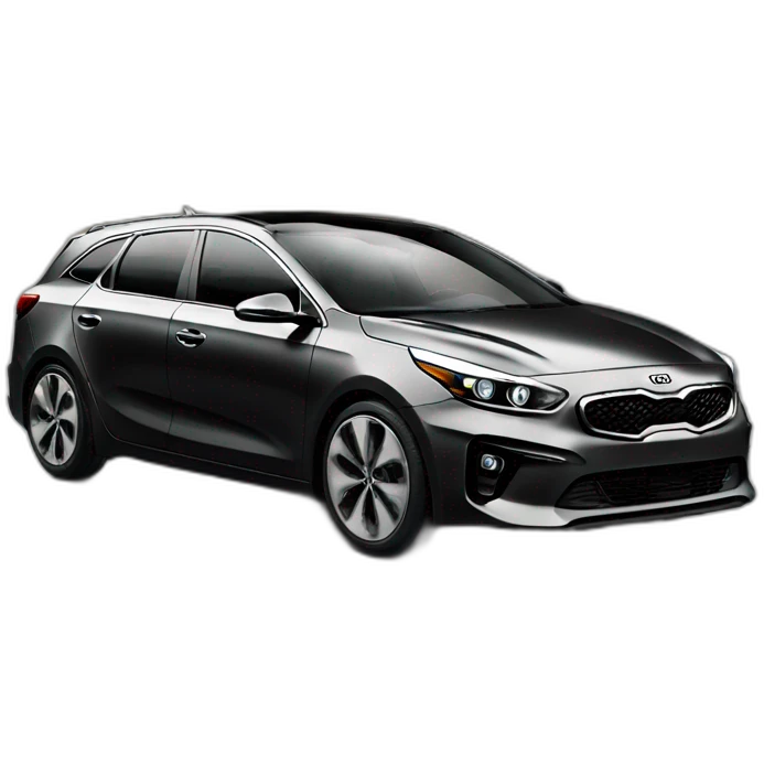 Kia ceed car black emoji