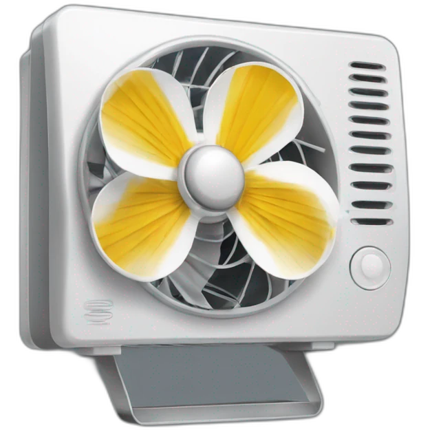 Un papillons devant un ventilateur  emoji