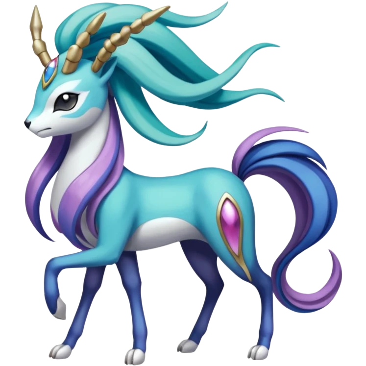 Meloetta-Keldeon-Suicune-Pokémon-Fakémon-fusion-hybrid-creature emoji