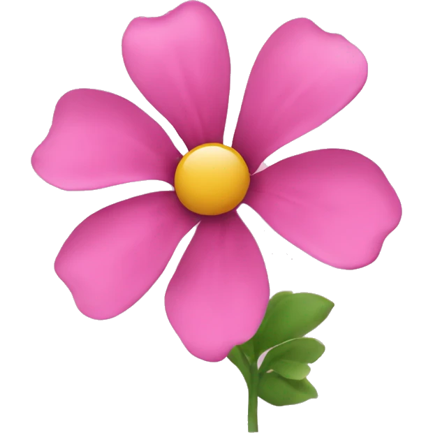 Pink flower emoji