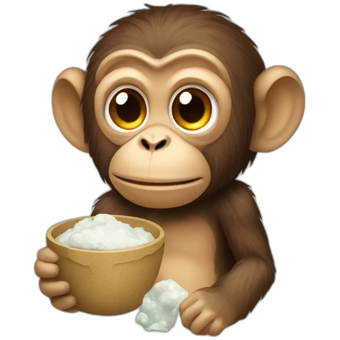 monkey with labtob emoji