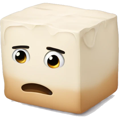 Tofu sad emoji