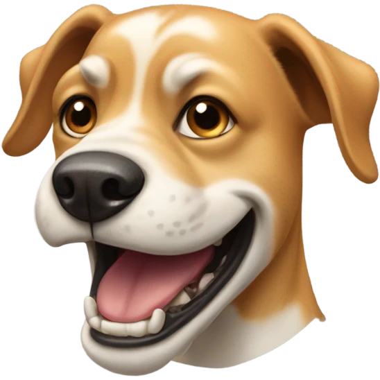 Dog with an underbite emoji