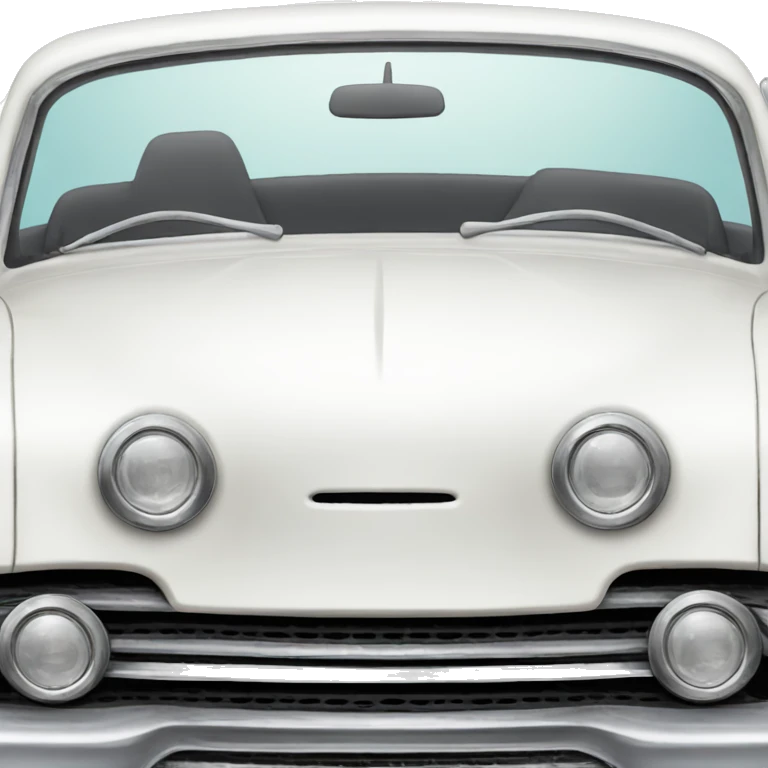 white old car emoji