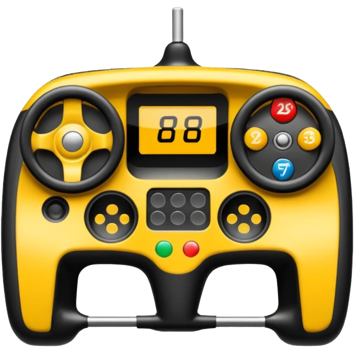 Volant de formule 1 rectangulaire  emoji