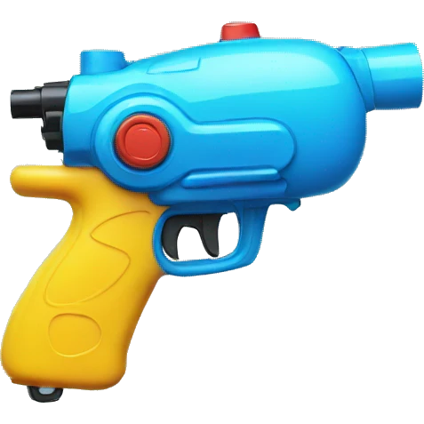 water gun emoji