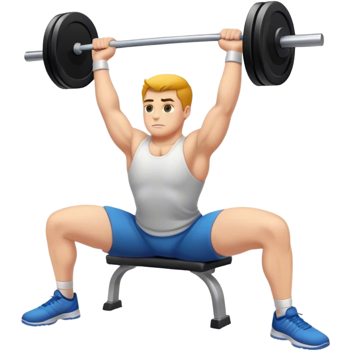 weighted glute bridges emoji