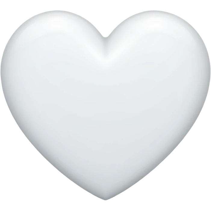 white heart emoji