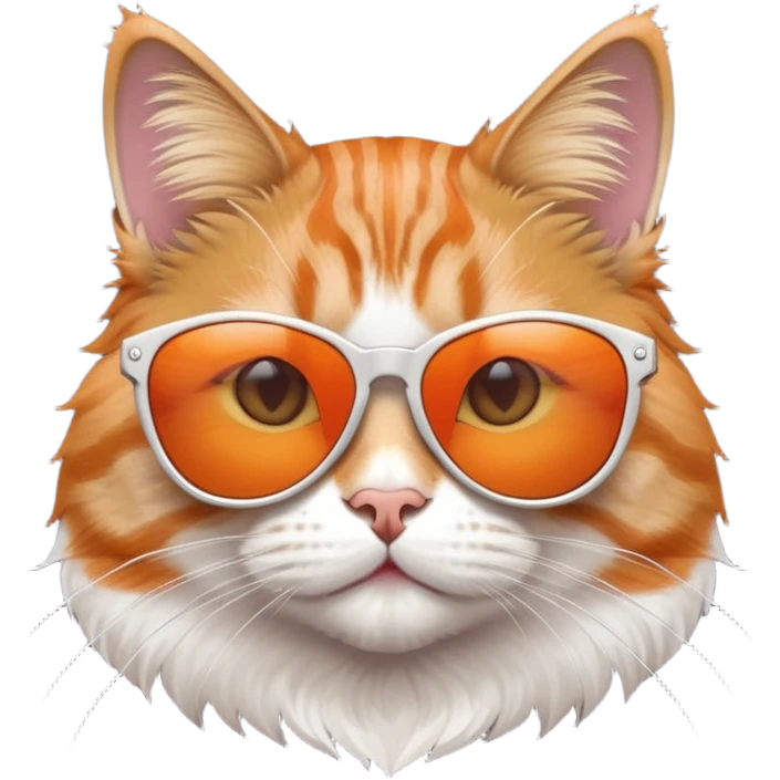 Cat wearing sunglasses emoji