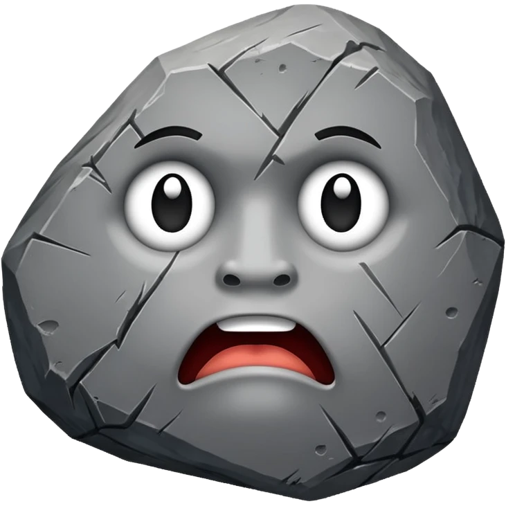 The rock emoji