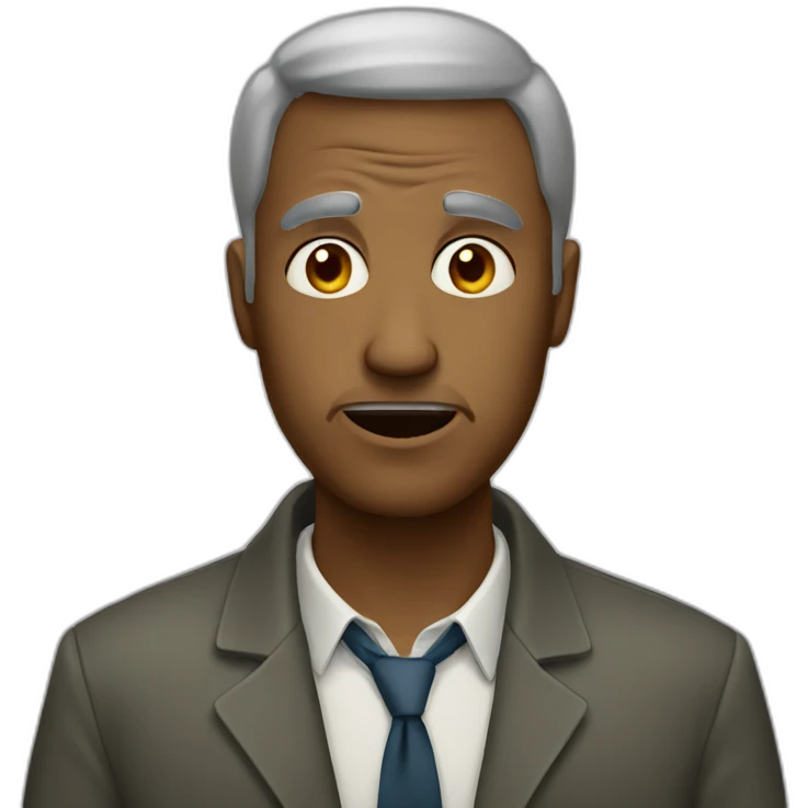 Man who fear olives emoji