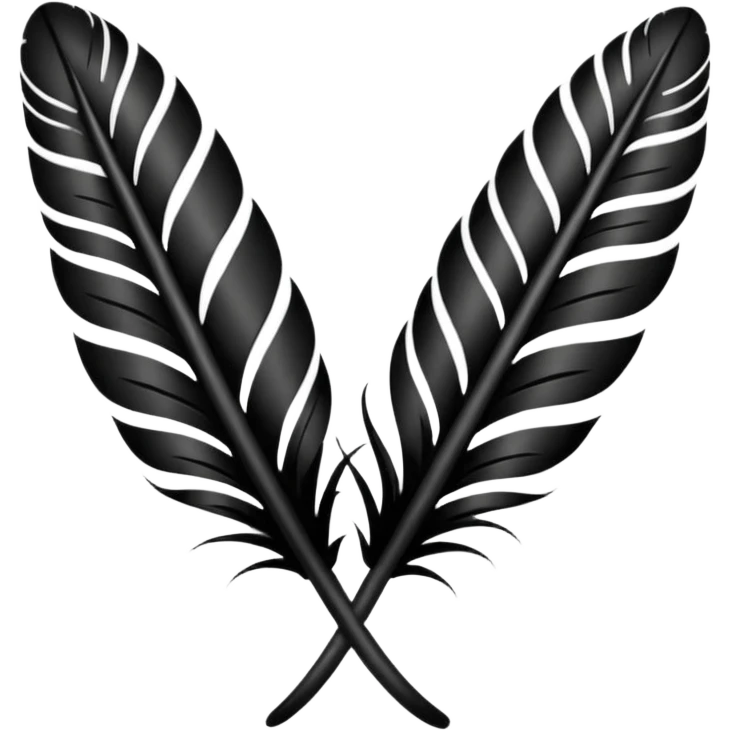 Feather Maori pattern emoji