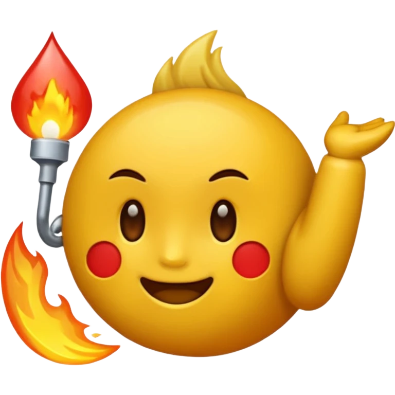 Красный баллончик для граффити emoji