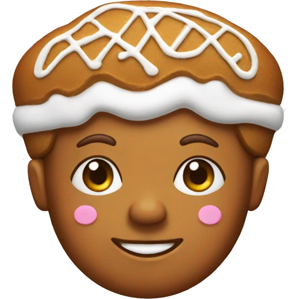 gingerbread with deco  emoji