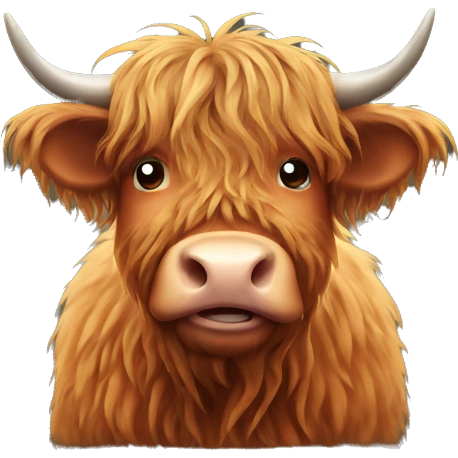 Highland cow emoji