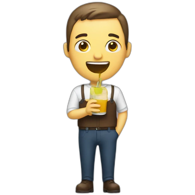 Drink man emoji