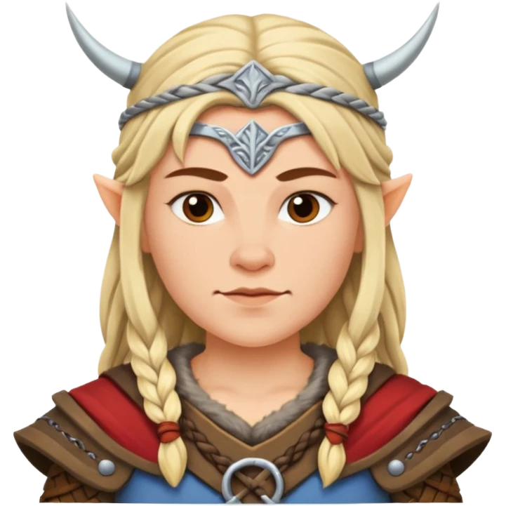 Lesbian Viking emoji