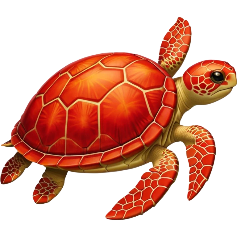 Red turtle emoji