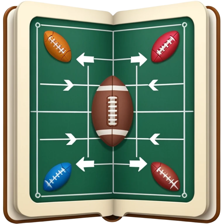 amercian football playbook  emoji