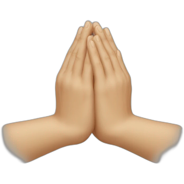 pray-hands emoji