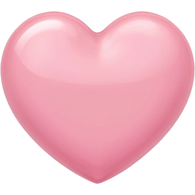 Light pink heart emoji