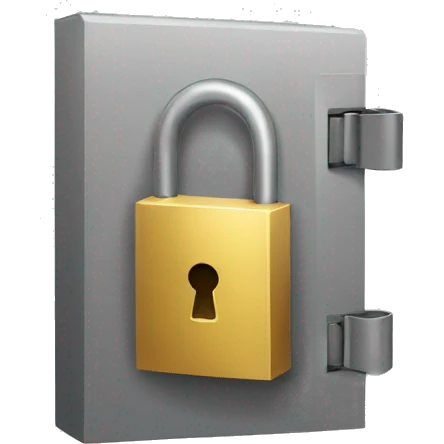 Privacy lock  emoji