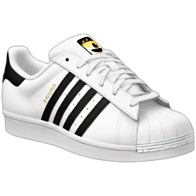 Adidas superstar shoes emoji