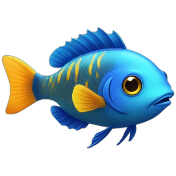Fish in aquarium emoji