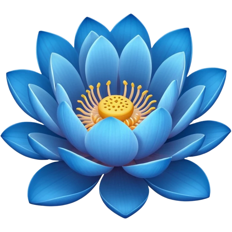 lotus bleu emoji