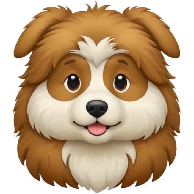 Maak een schattige hond emoji