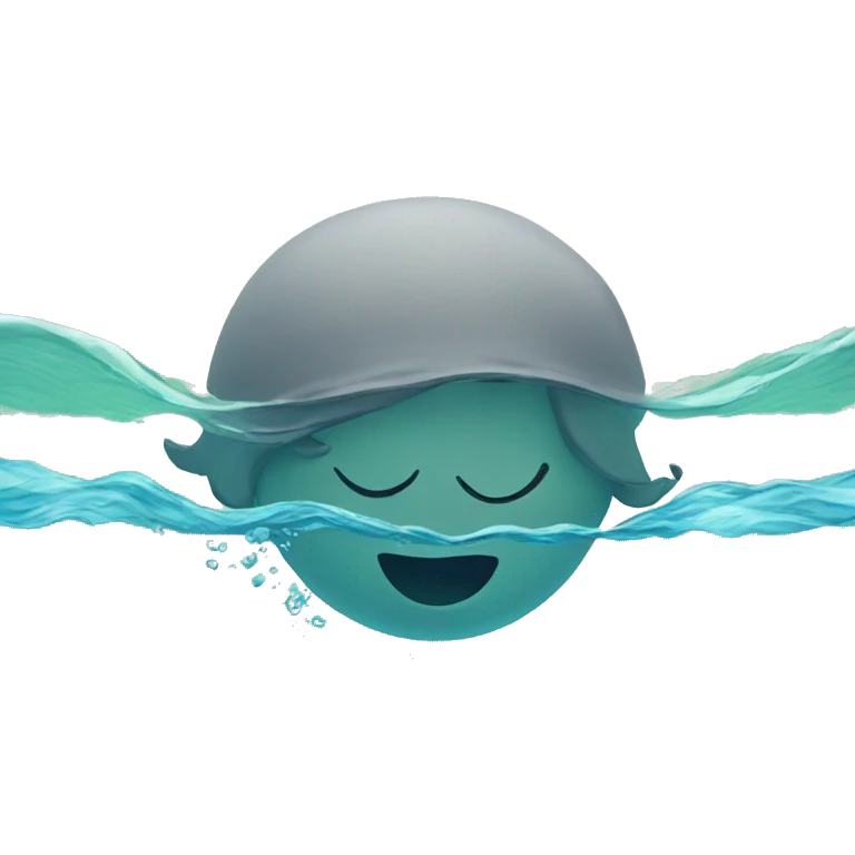 swimming in sea emoji