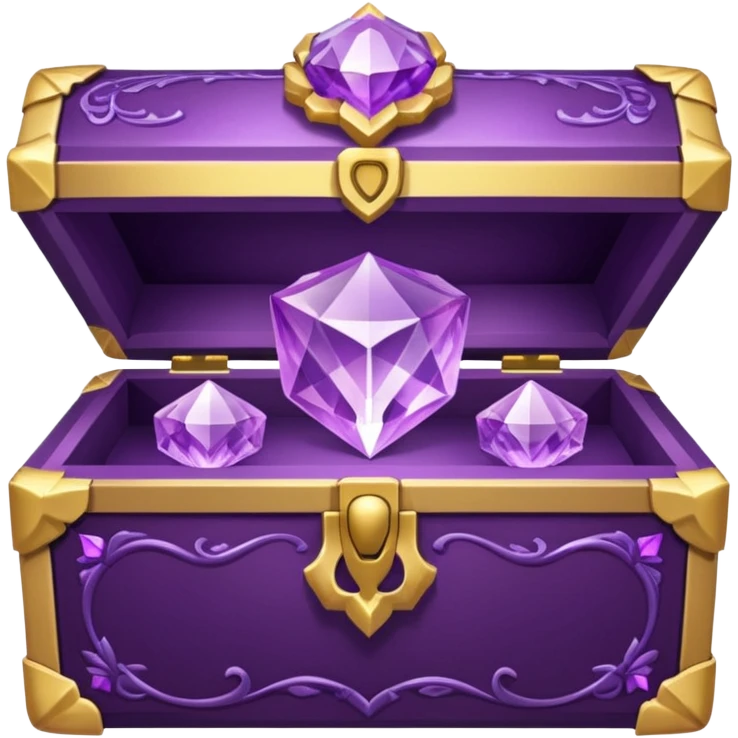 Amethyst chests Gift box emoji
