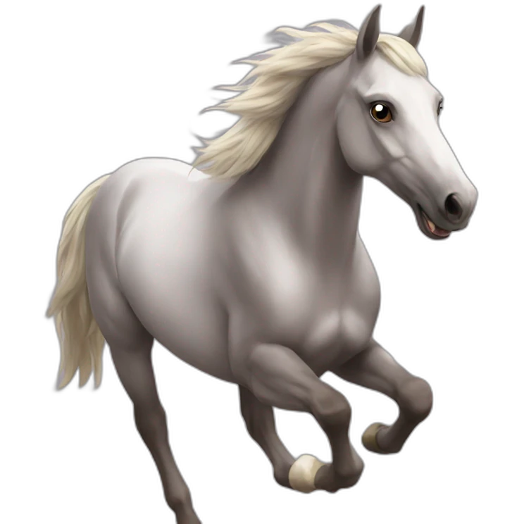 Fast horse emoji