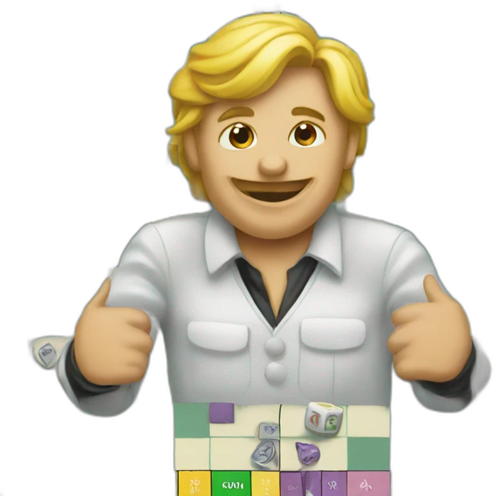 Detail Monopoly board game emoji