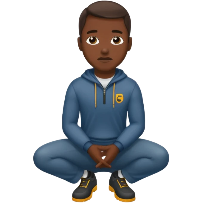 George Floyd and knee emoji