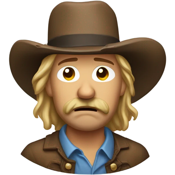 Crying buffalo bill emoji
